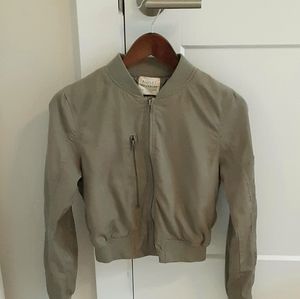 Olive Green Bomber Jacket